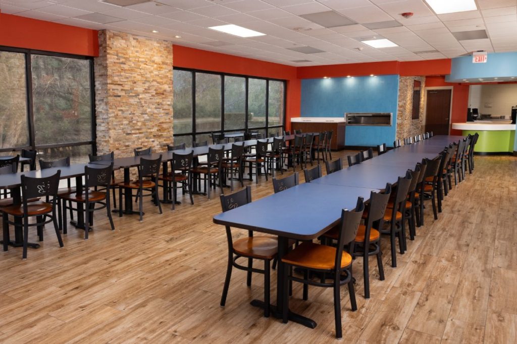 A view of the UBH café