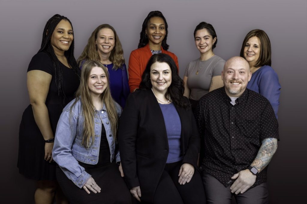 A group picture of the inpatient therapists at UBH Denton