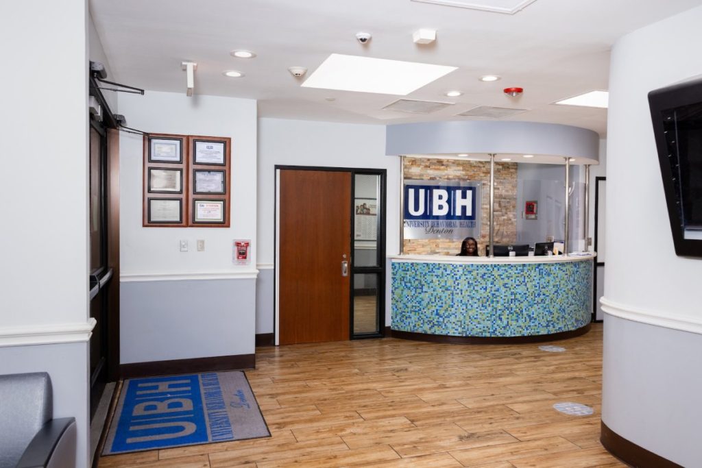 A view of the UBH lobby